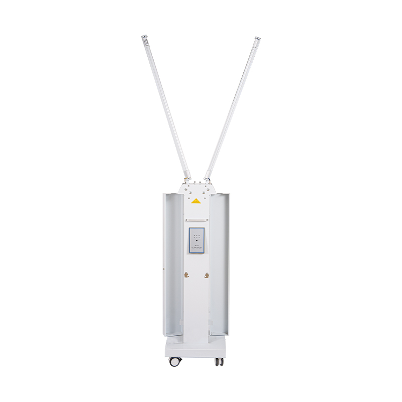Sterilisatorwagen met vier buizen en UV-lampen Sterilisatorwagen met vier buizen en UV-lampen