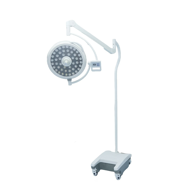 48W mobiele geleide schaduwloze chirurgische lamp met zwenkwielen 48W mobiele geleide schaduwloze chirurgische lamp met zwenkwielen